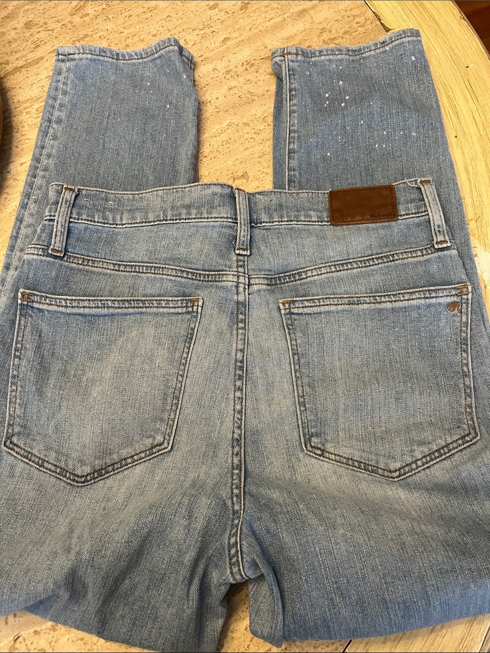 Madewell Faded Light Blue High-Rise Women's Jeans - Picture 4 of 4